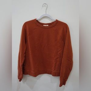 Universal Thread Burnt Orange Pullover - Large